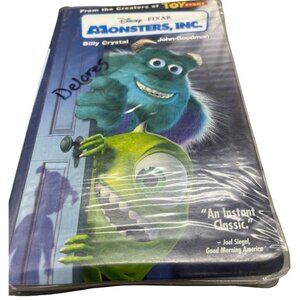 monsters, inc. VHS Disney pixar 93 minutes rated G 2001 English READ